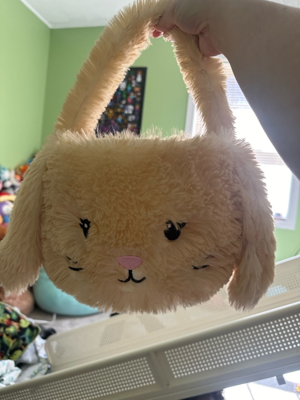 Plush Bunny Easter Basket